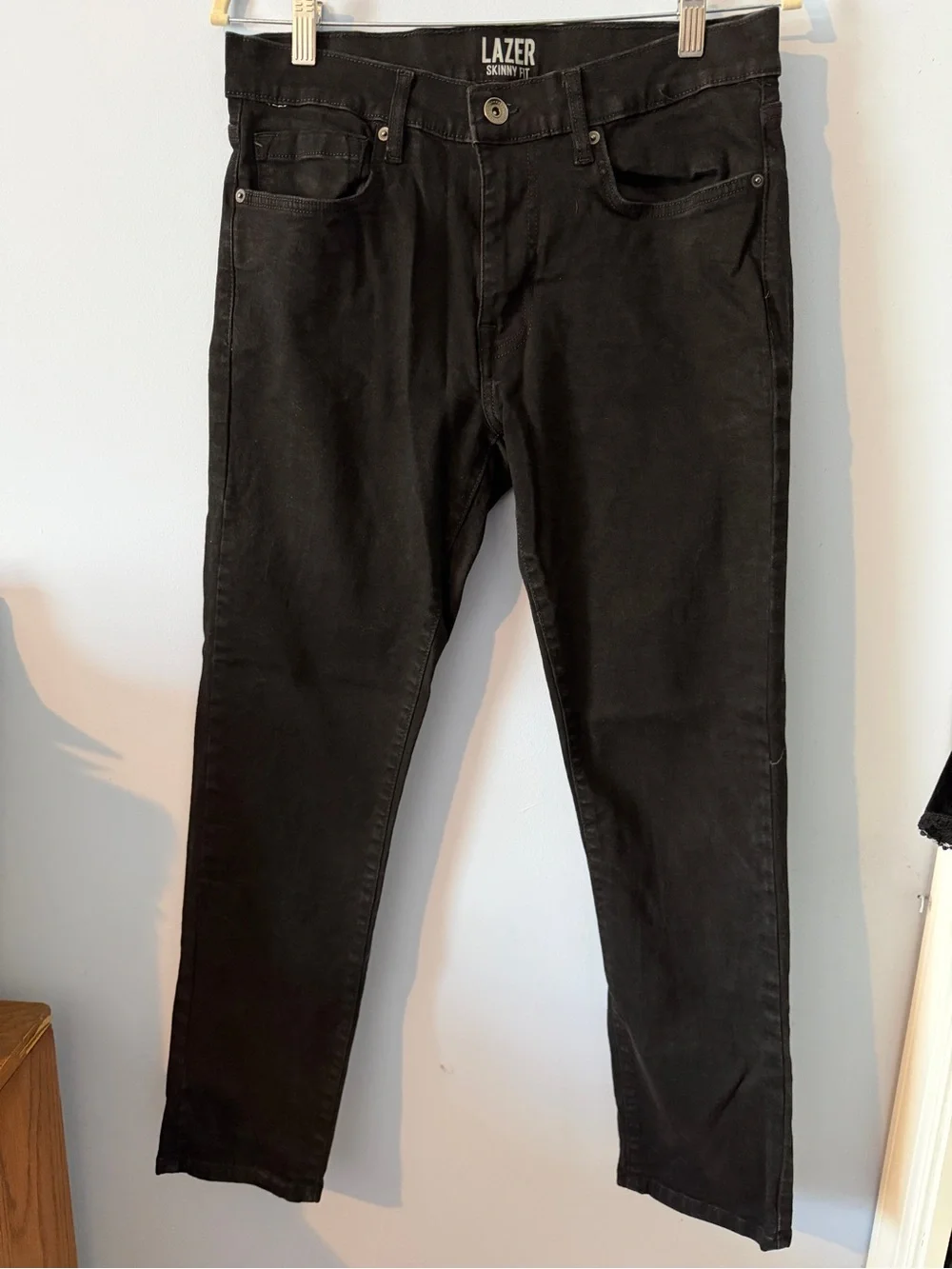 LAZER Skinny Fit Men’s Jeans - Black